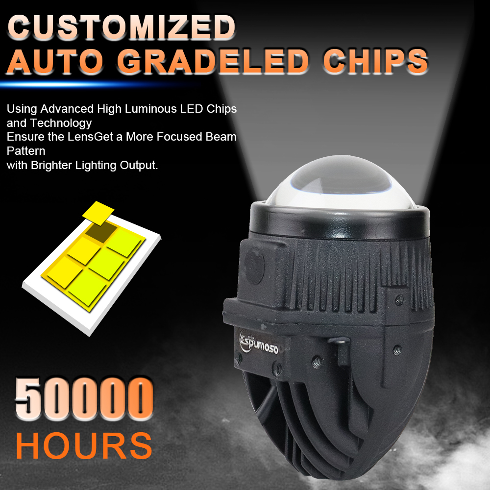 2Inch LED Fog Lamp 3000K 6000K - огляд і ціна Headlight Aiming Tool