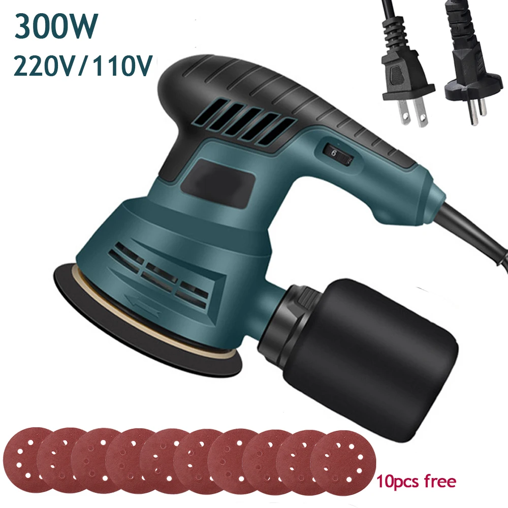 300W Electric Eccentric Sander - огляд і ціна Orbital Polisher Da