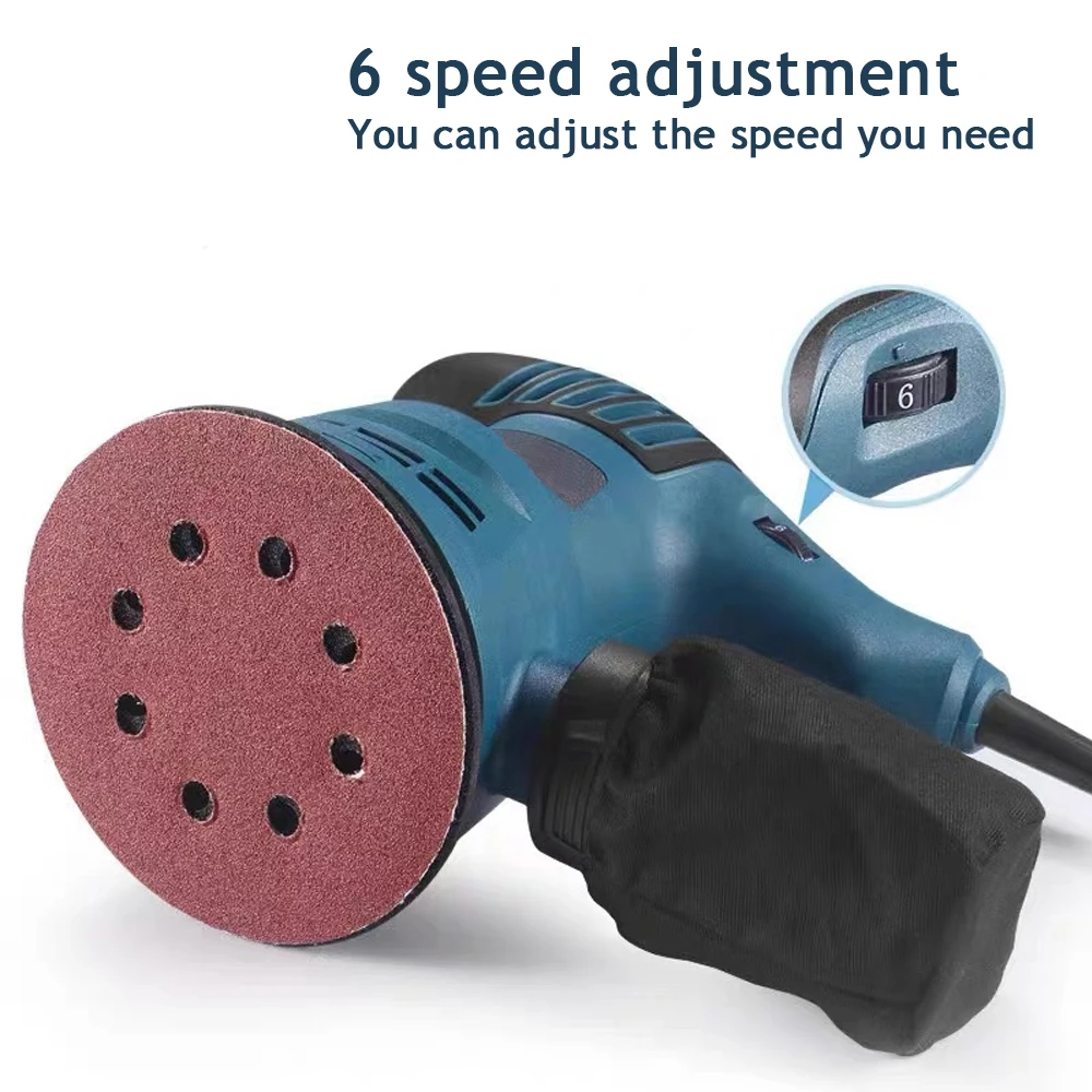 300W Electric Eccentric Sander - огляд і ціна Orbital Polisher Da