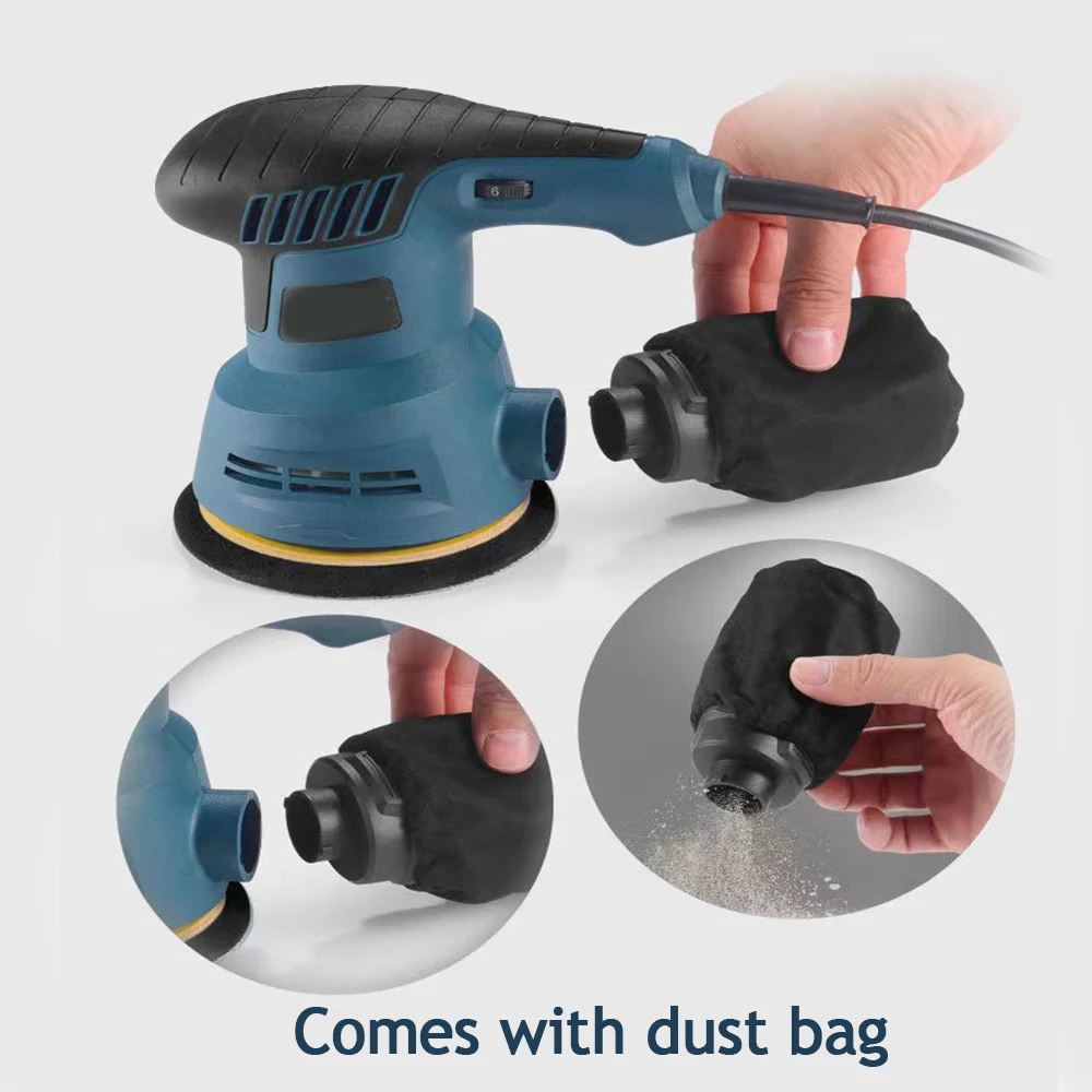 300W Electric Eccentric Sander - огляд і ціна Orbital Polisher Da