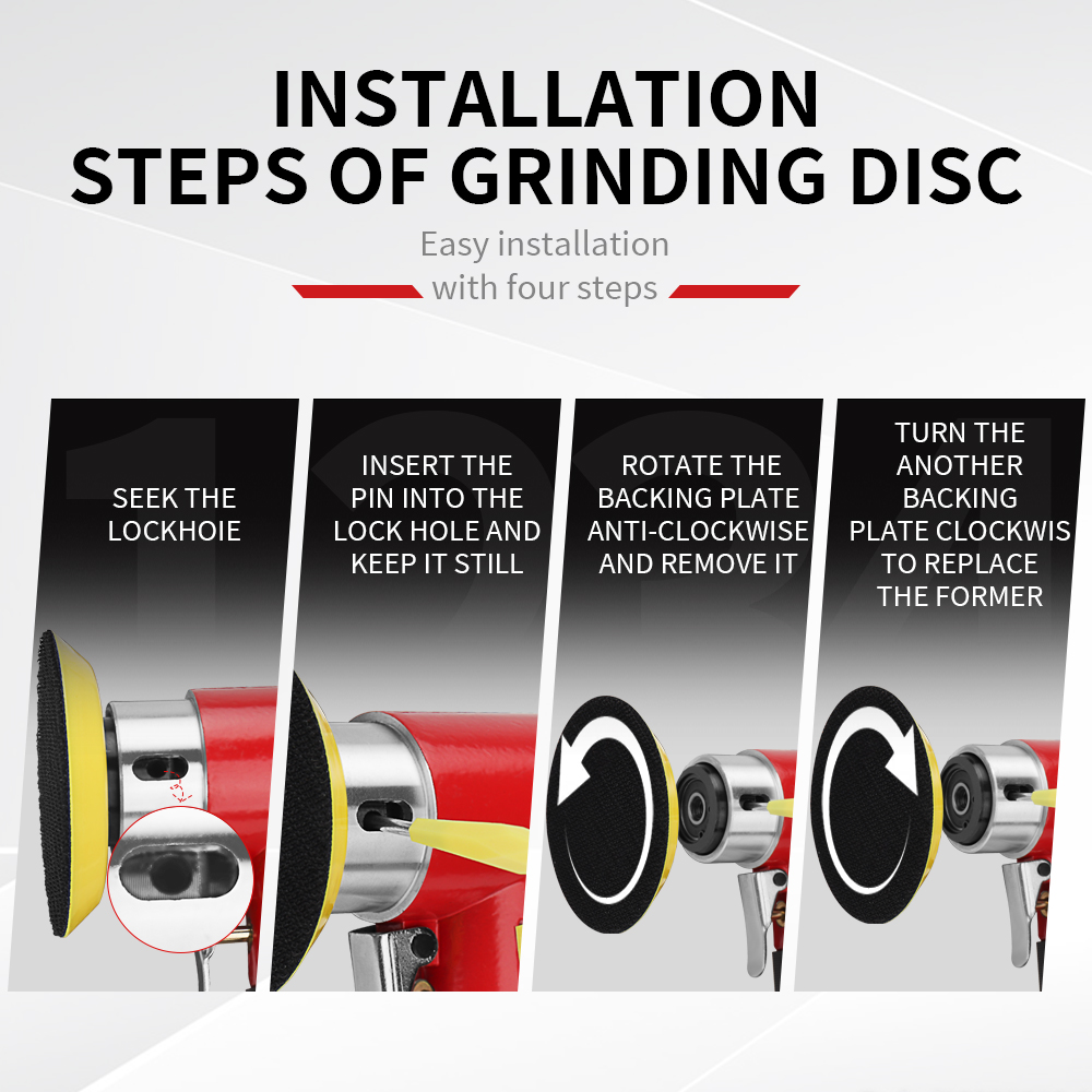 SIFANG Random Orbit Air Sander - огляд і ціна Orbital Polisher Da