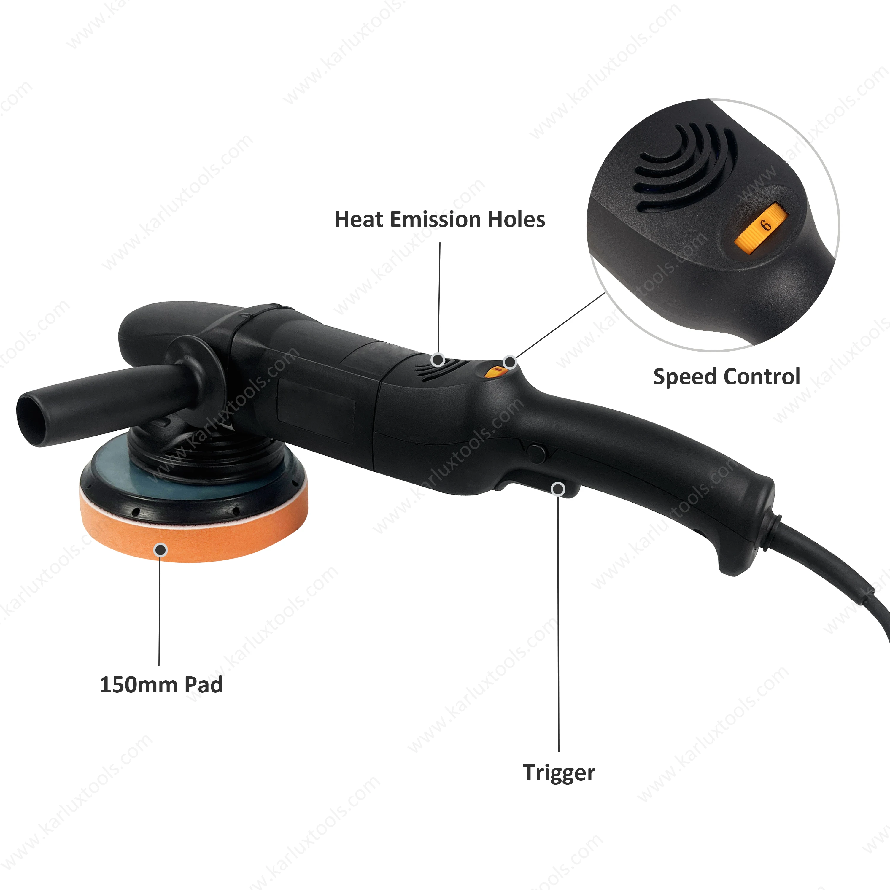 Car Buffer DA Polisher Machine - огляд і ціна Orbital Polisher Da