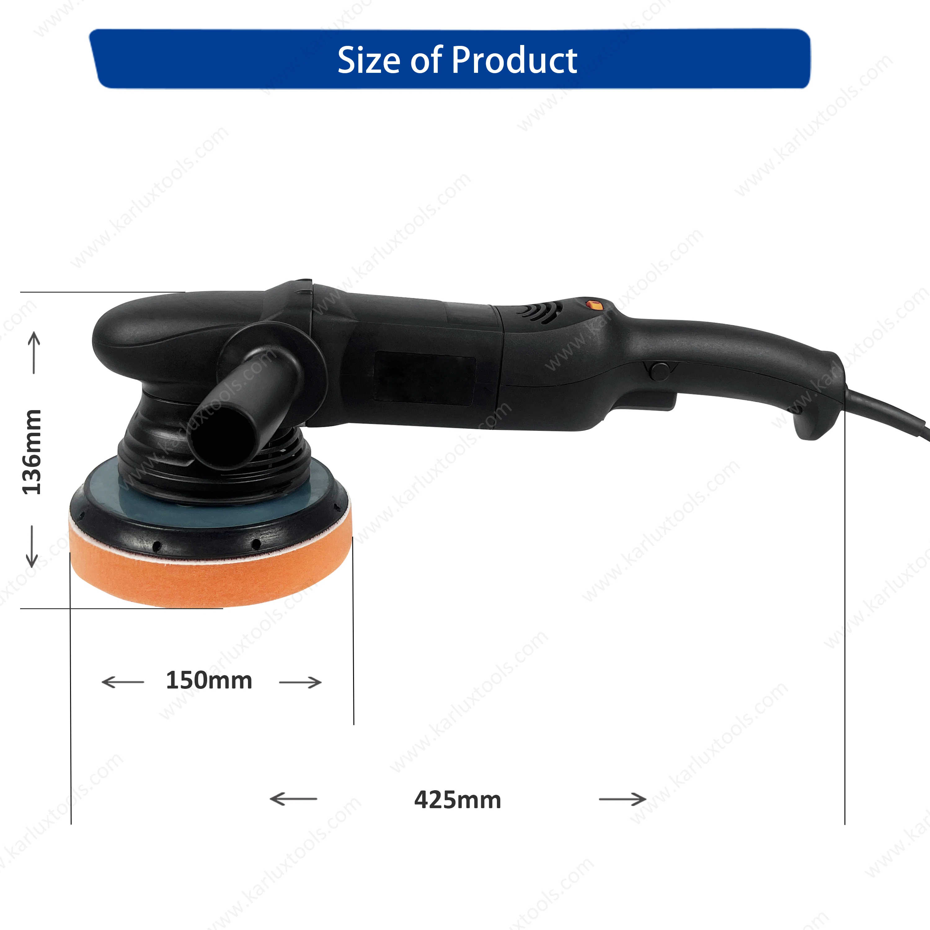 Car Buffer DA Polisher Machine - огляд і ціна Orbital Polisher Da