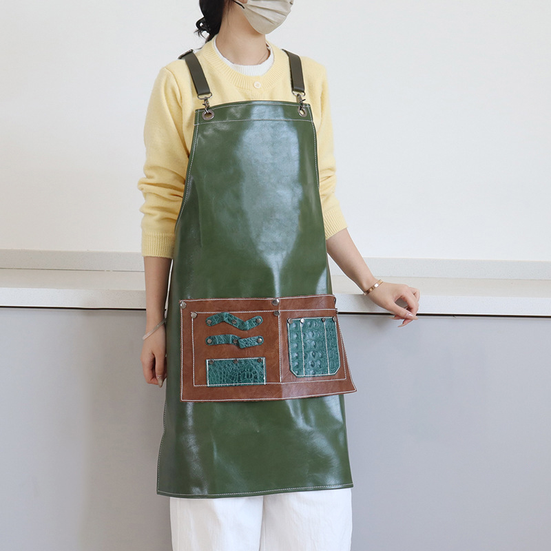 pu leather apron custom logo w - огляд і ціна Auto Repair Shop Logo