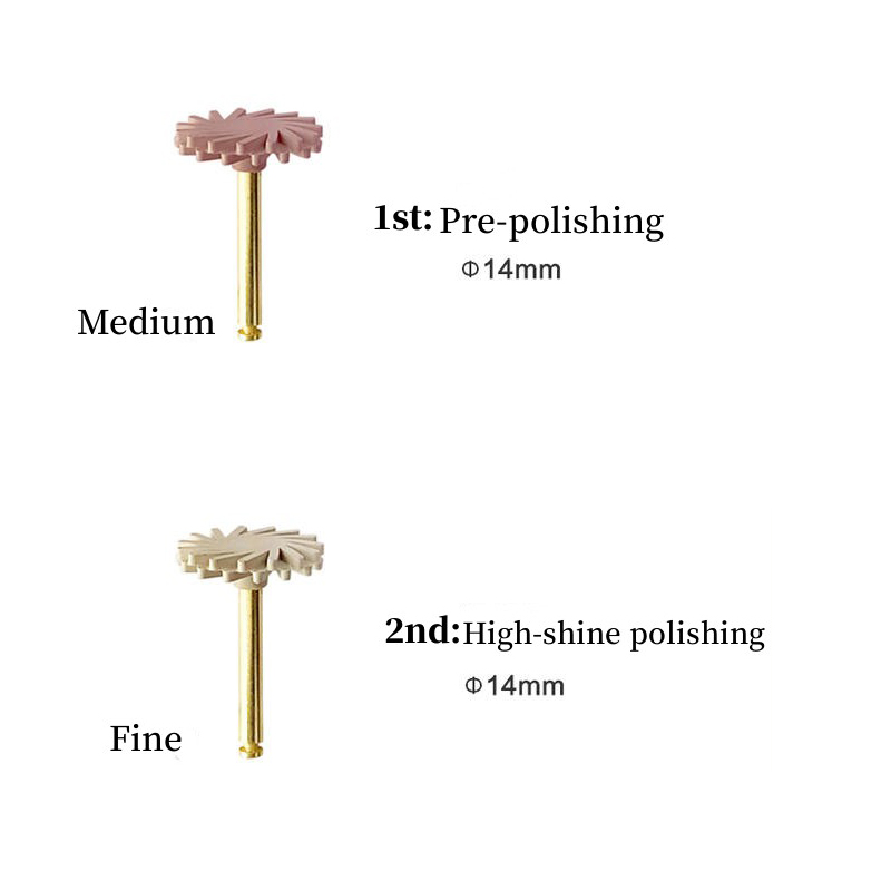 6/8Pcs Dental Rubber Polisher  - огляд і ціна Orbital Polisher Da